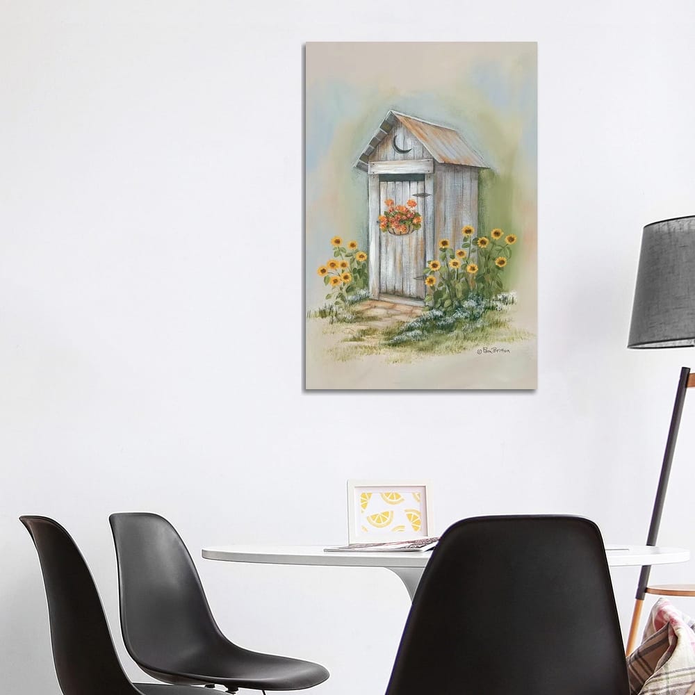 iCanvas "Country Outhouse I" by Pam Britton Canvas Print