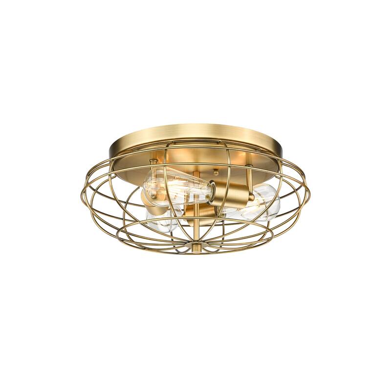 Innovations Lighting 510-3C-7-15-Providence-Flush Providence 3 Light - Brushed Brass