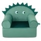 preview thumbnail 1 of 8, Costway Kids Sofa Foam Filled Armchair Dinosaur Cuddly Toddler Couch - See Details Green - See Details