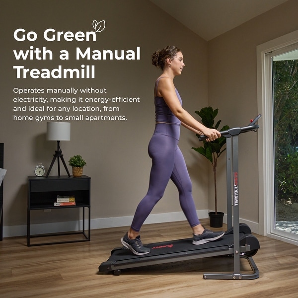 Sunny No-Power Manual Treadmill - SF-T1407SMART - Bed Bath