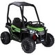 preview thumbnail 1 of 6, Kids Electric 12V UTV Ride-On Car with Dual Control Modes, Built-in Music, MP3, USB, Suspension System and Safety Features Green