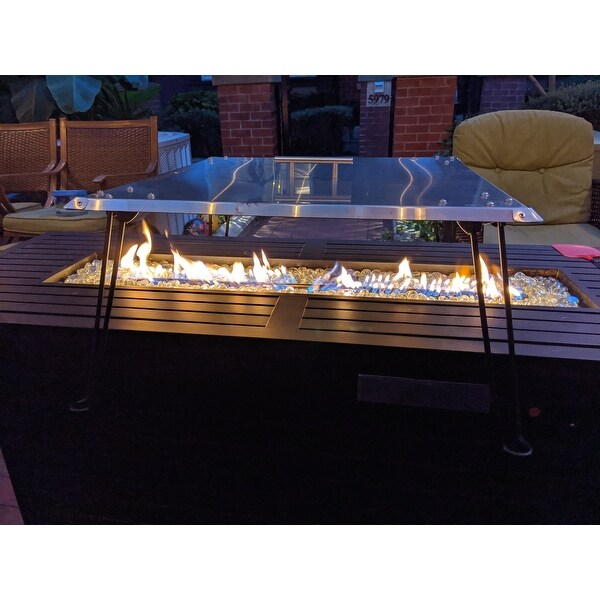 Top Product Reviews For Heat Warden Fire Pit Heat Deflector In Stainless Steel 30957930 Overstock