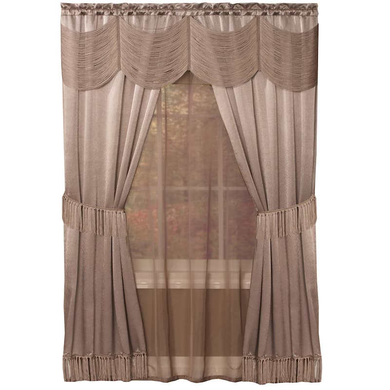 Achim Halley 6 Piece Window Curtain Set