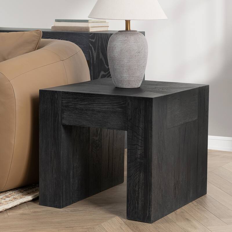 Classic Home Bristol Cracked Oak 24" End Table