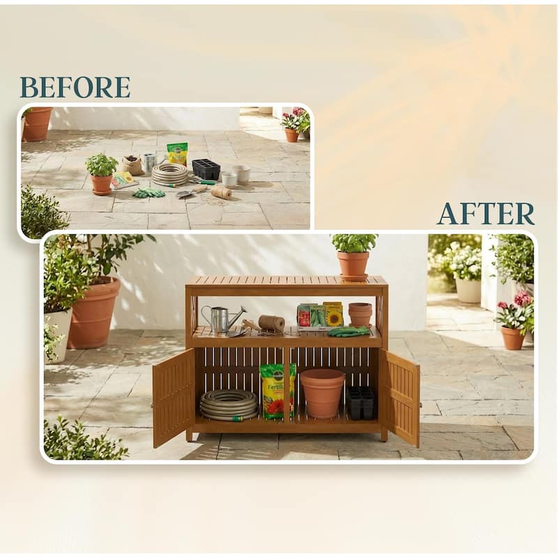 DTY Outdoor Living Longs Peak Eucalyptus Sideboard