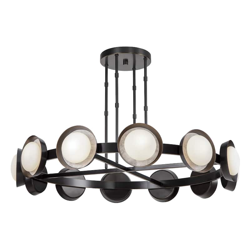 Alora Lighting CH320050 Alonso 51" Wide LED Ring Chandelier - Urban Bronze