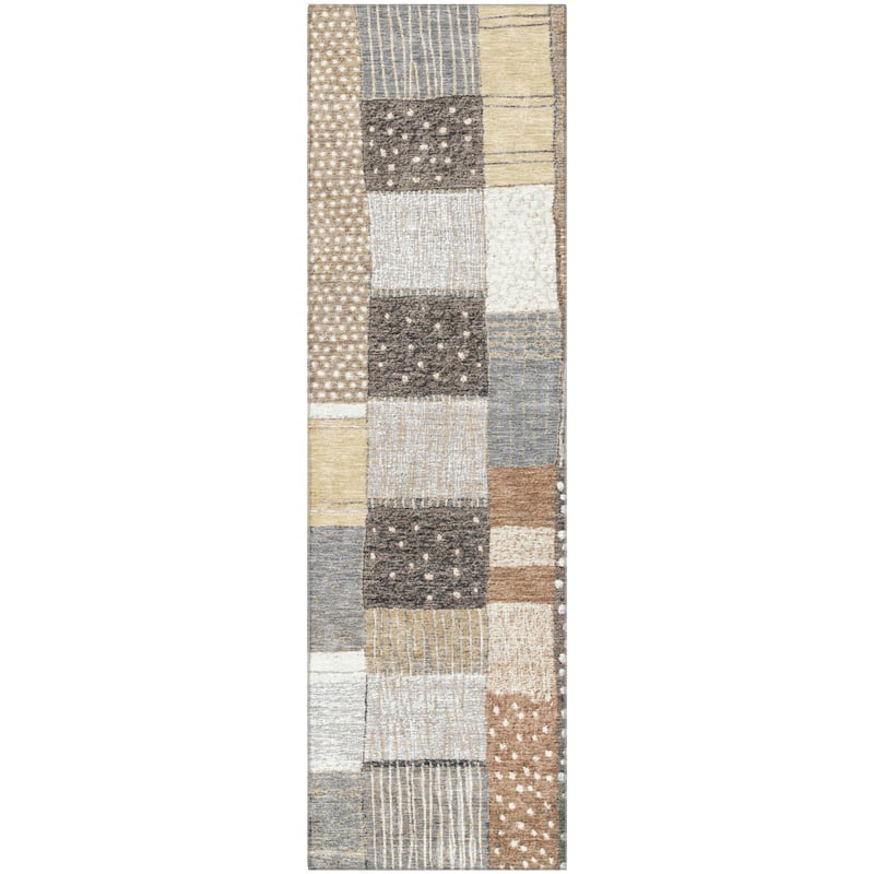 Premium Washable Super Soft Modern Patchwork Mayfield Rug