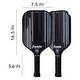 preview thumbnail 2 of 2, Franklin Sports Signature Series 13MM Pickleball Paddle - Black
