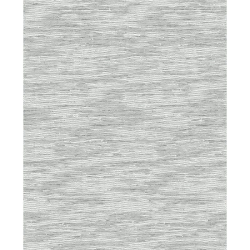 Fine Decor Miya Grey Faux Grasscloth Wallpaper
