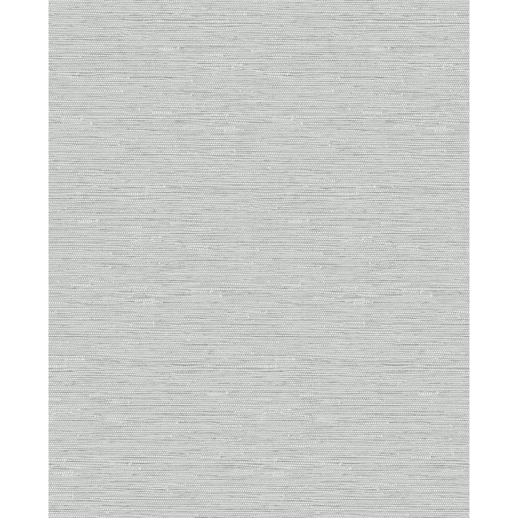 Fine Decor Miya Grey Faux Grasscloth Wallpaper