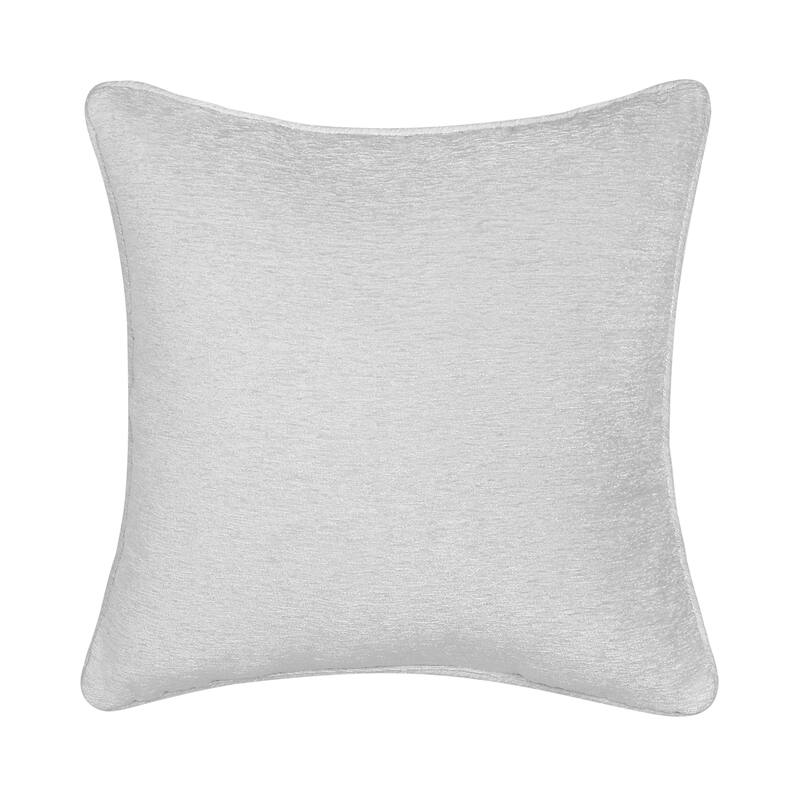 Queensbury Steel Blue 20" Square Decorative Throw Pillow - Polyester - Steel Blue - Accent