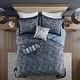 preview thumbnail 4 of 72, Madison Park Whitman Reversible Oversized 5-piece Jacquard Bedspread Quilt Set with Shams and Embroidered Throw Pillows