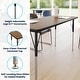 preview thumbnail 29 of 58, Commercial Adjustable Height Rectangular Activity Table-Standard Legs
