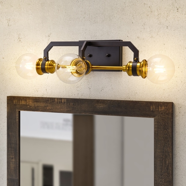Bronze and store brass vanity light