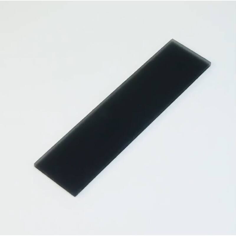 Apollo tile 3" x 12" Colorway Matte Black Glass Tile (5 sq ft/case) - 20 Pack
