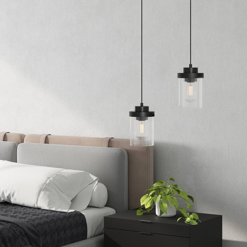 CO-Z 1 Light Pendant Light Fixture Set of 2