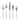 Mepra Fantasia Pewter Flatware Set - 20 Pieces