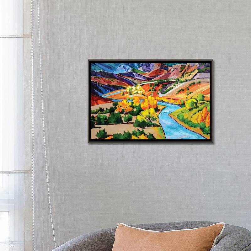 iCanvas "October In New Mexico" by Maxine Shore Framed