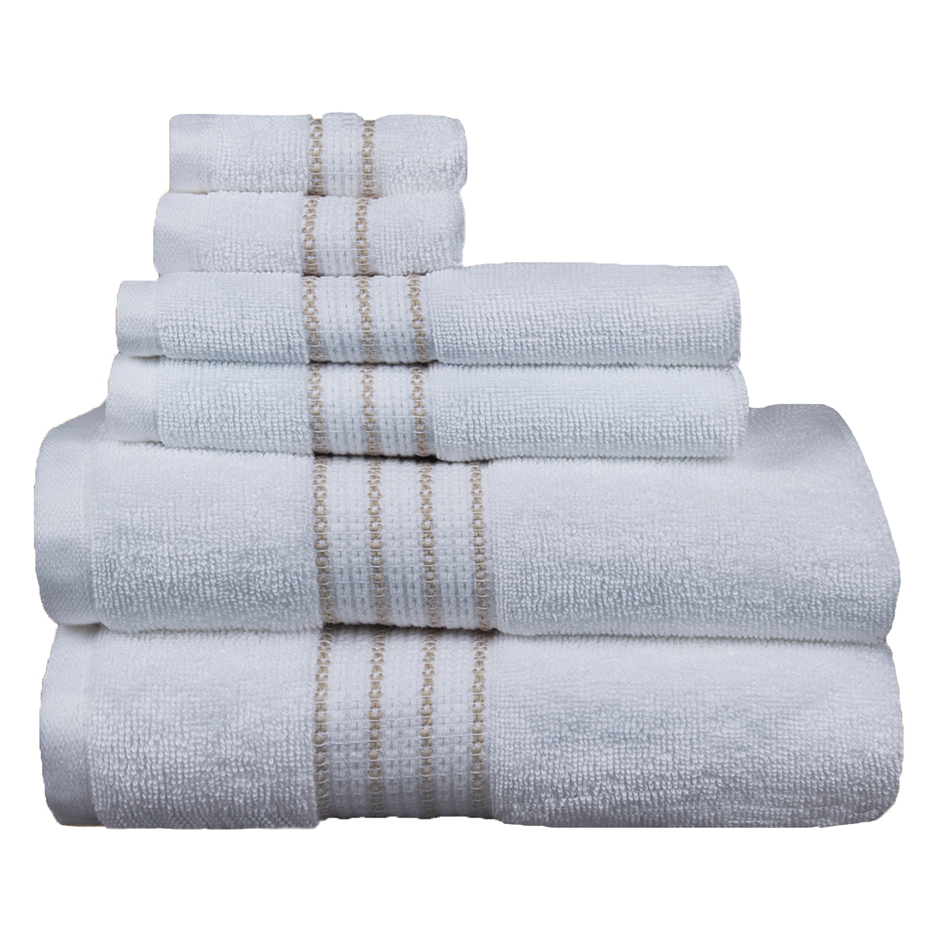 Micro Cotton Ethicot Super Soft & Sustainable 6PC Towel Set - On Sale - Bed  Bath & Beyond - 34604945