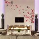 preview thumbnail 2 of 3, Walplus Pink Blossom Flower Wall Sticker Home Decoration Nursery Decal