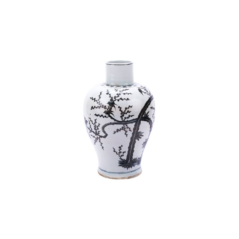 Baluster Dynasty Magpie on Treetop Floor Vase