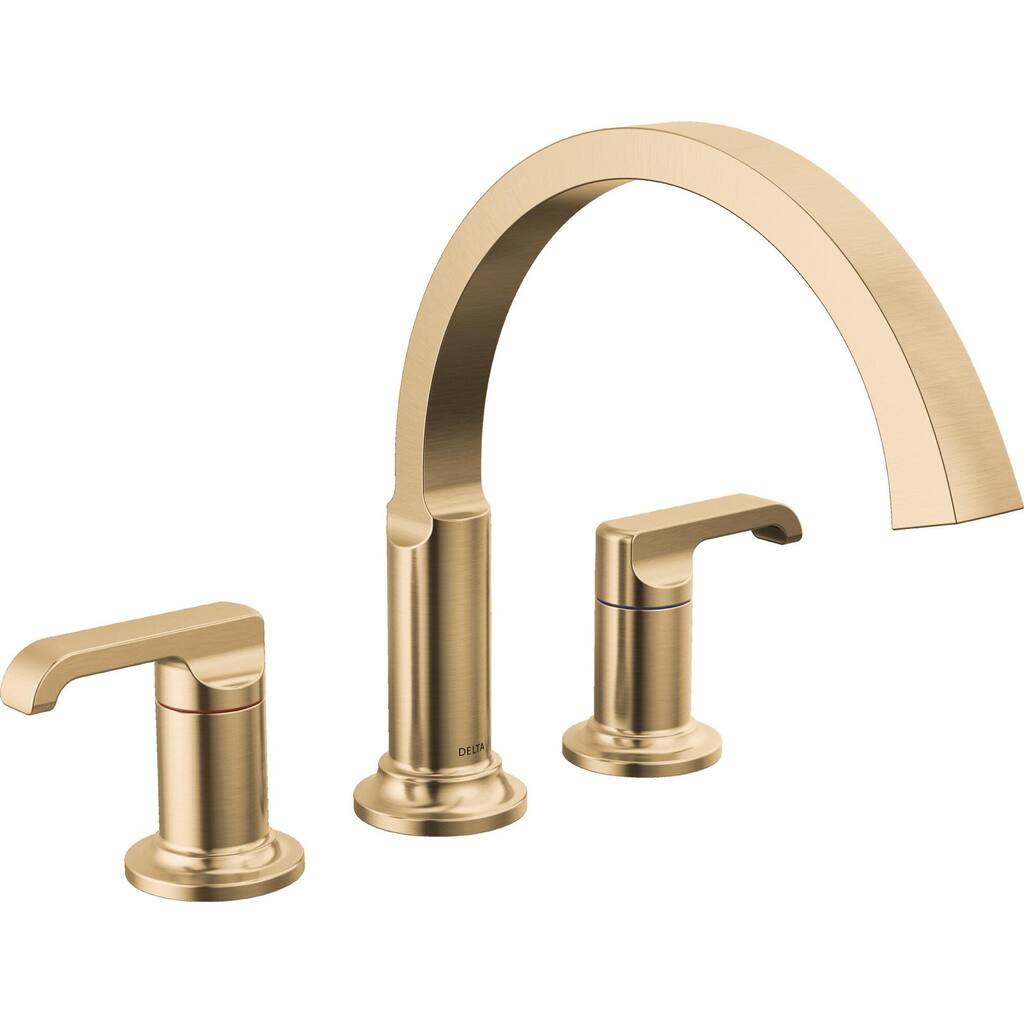 Delta T2788-LHP Tetra Tub Deck Mounted Roman Tub Filler