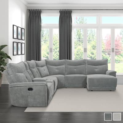 Avenue Modular Reclining Sectional Sofa with Right Chaise