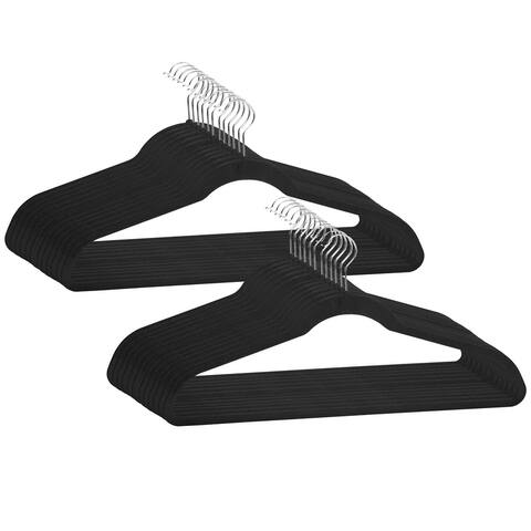 Simplify 24 Pack Extra Wide Velvet Coat Hangers