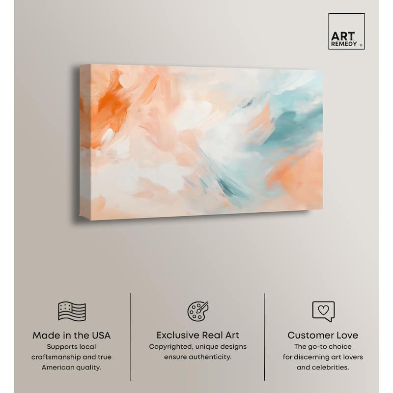 Sunrise Palette II Canvas by Art Remedy, Gallery Wrapped