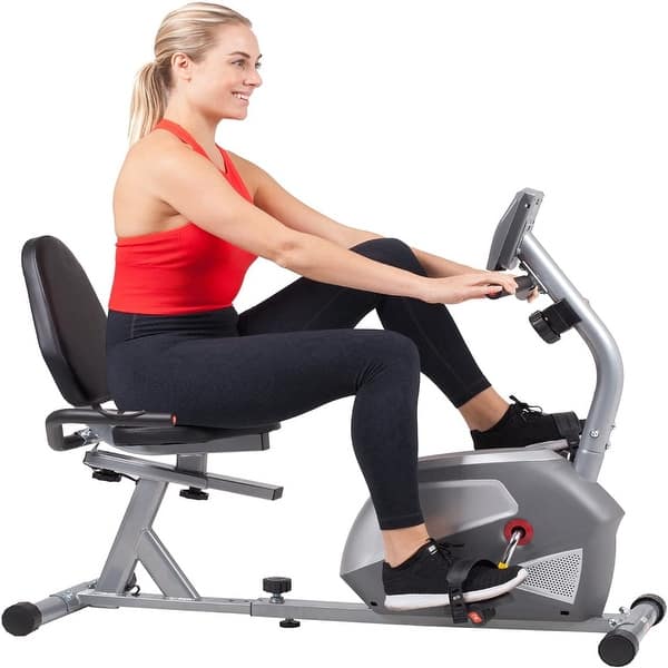 Creative K Body Champ Brb852 Magnetic Recumbent Exercise Bike User Friendly Black Silver One Size Overstock 31413473