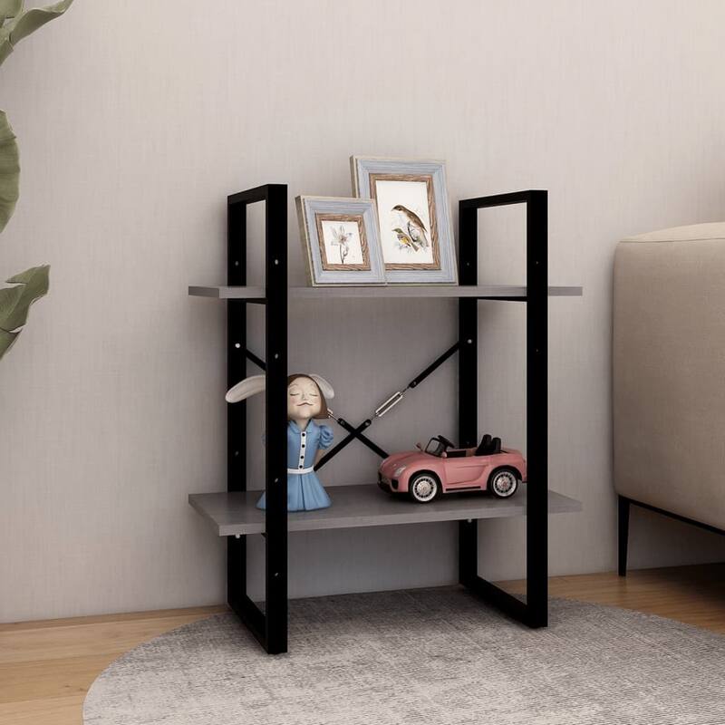 vidaXL Bookshelf Book Cabinet Shelving Unit for Living Room Engineered Wood