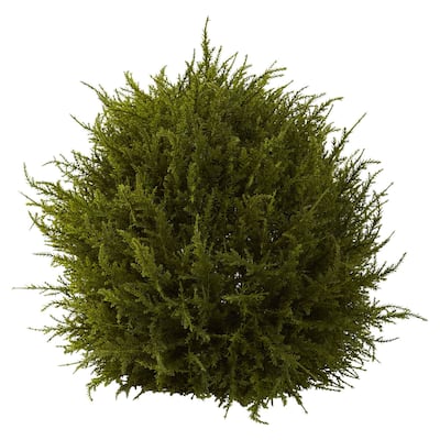 Artificial Sphere Decor 15" - Elegant Faux Greenery for Home Office - Maintenance Free Design - 1.17ft.