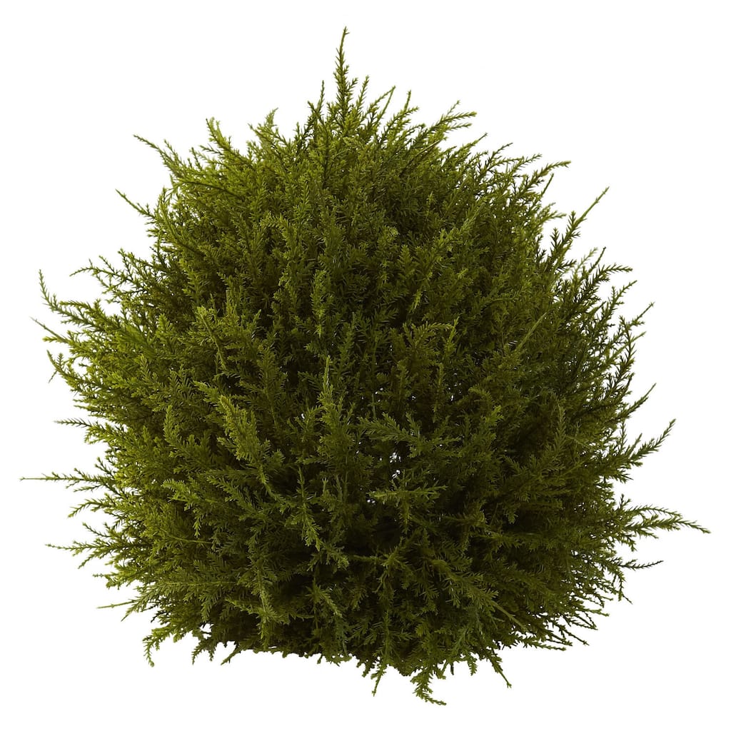 Artificial Sphere Decor 15" - Elegant Faux Greenery for Home Office - Maintenance Free Design - 1.17ft.