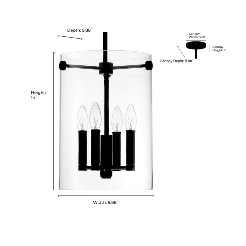 Vissi 4-Light Pendant Light