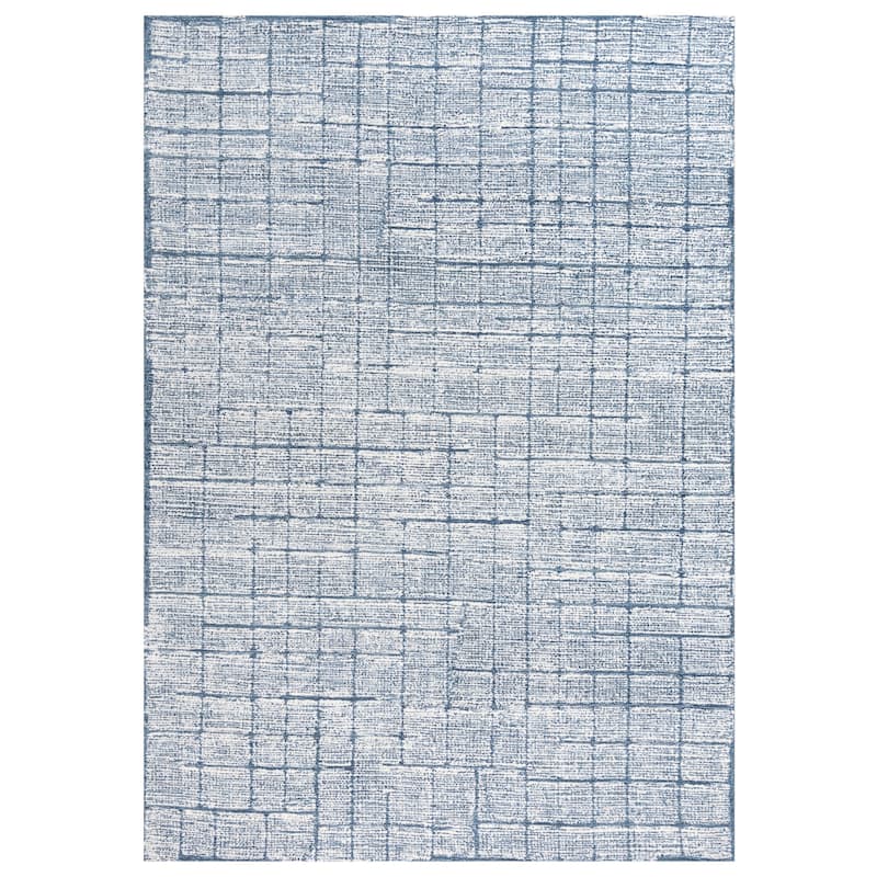 Alora Decor Wondrous Hand-tufted Wool Rug - 5' x 7'6" - Blue