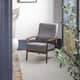 Option Dark Gray Faux Linen