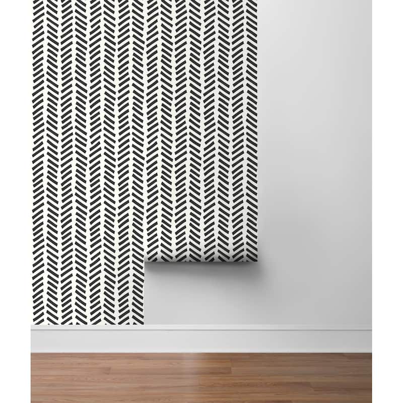 NextWall Mod Chevron Peel and Stick Wallpaper