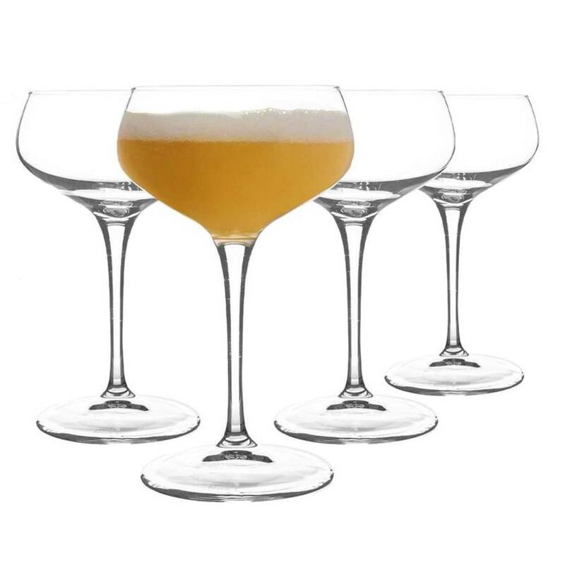 Bormioli Rocco Novecento Stemware Cocktail Coupe Set of 4 - 8.5 oz - Set of 4 - 8.5 oz