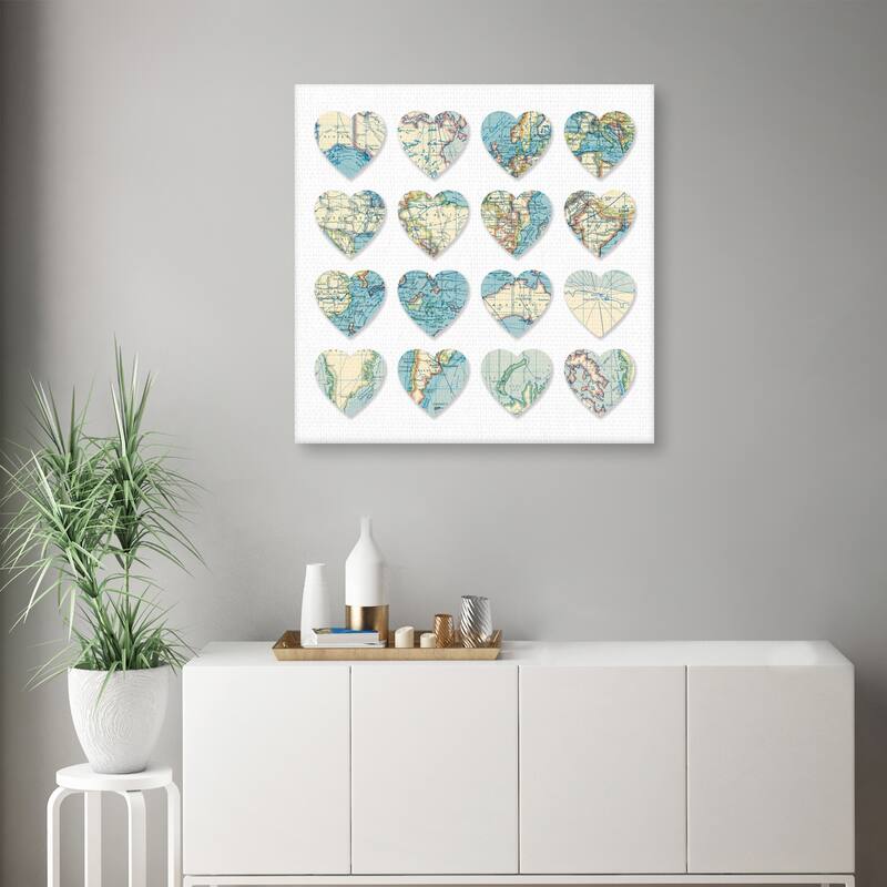 Love the World II by Sasha Blake Canvas Art Print by Sasha Blake Canvas Art Print