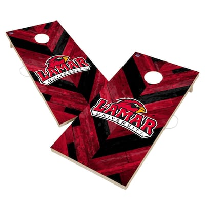 Lamar University Cardinals Cornhole Board Set