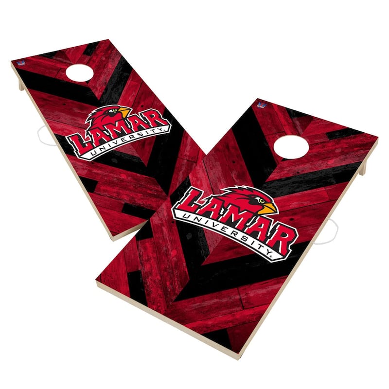 Lamar University Cardinals Cornhole Board Set - 16 Years and Up