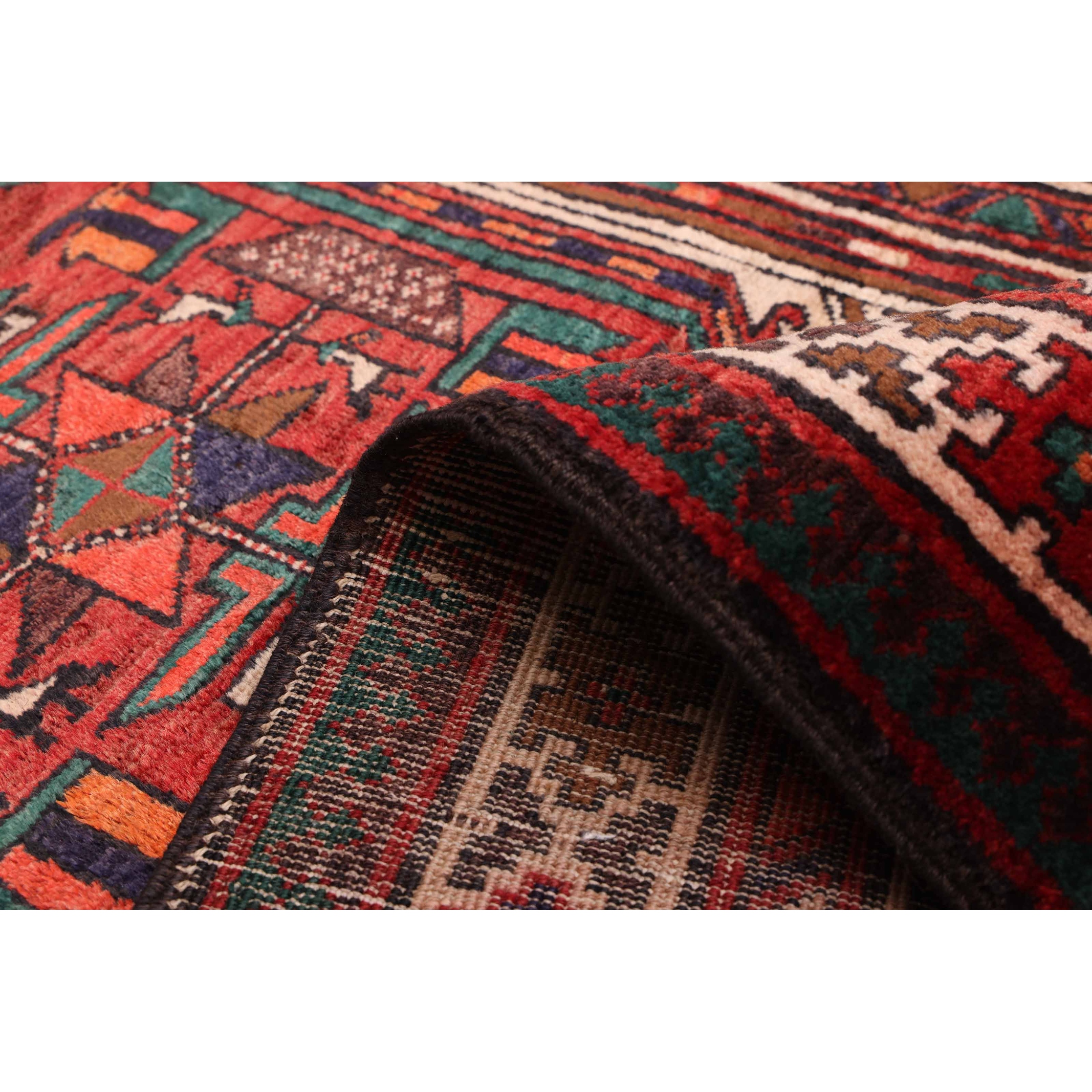 ECARPETGALLERY Hand-knotted Konya Anatolian Red Wool Rug - 3'5 x 10'4