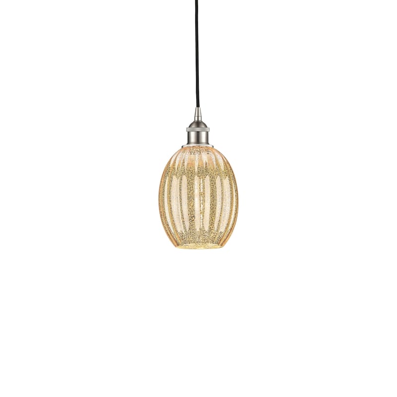 Innovations Lighting 616-1P-11-7 Preston Pendant Preston 7" Wide Mini - Brushed Satin Nickel / Mercury