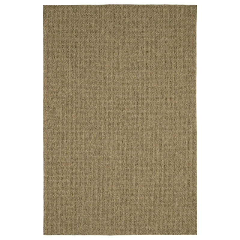Style Haven Veranda Tonal Woven Basket Weave Indoor-Outdoor Rug