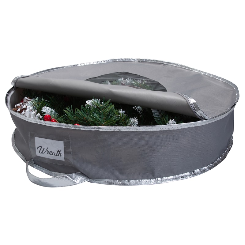 Simplify 2 Pack 24" Holiday Wreath Bag - 24"x 5"