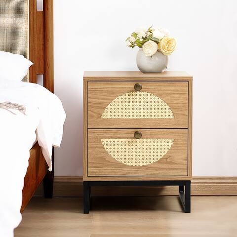 Nightstand with 2-Drawer