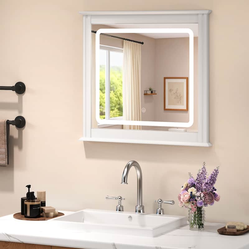 Smart LED Vanity Mirror with 3-Color Light