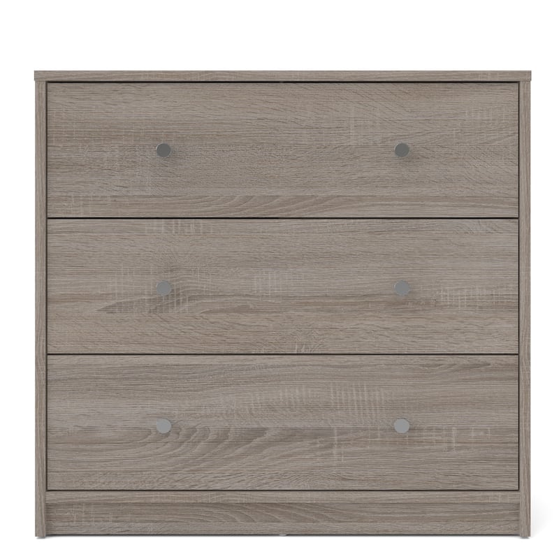 Porch & Den Zoe 3-drawer Engineered Wood Chest - Truffle