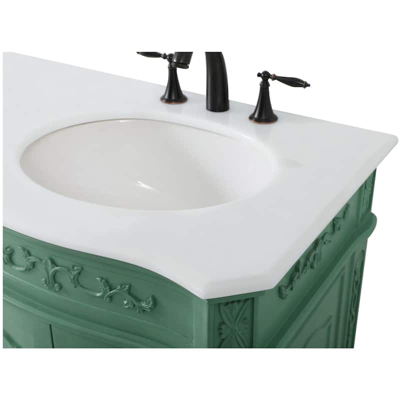 Elegant Lighting VF10160D-VW Danville 60" Free Standing Double Basin