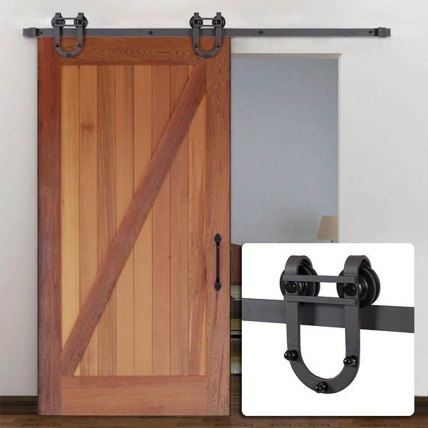 Flat Track Sliding Barn Sliding Door Hardware Assa